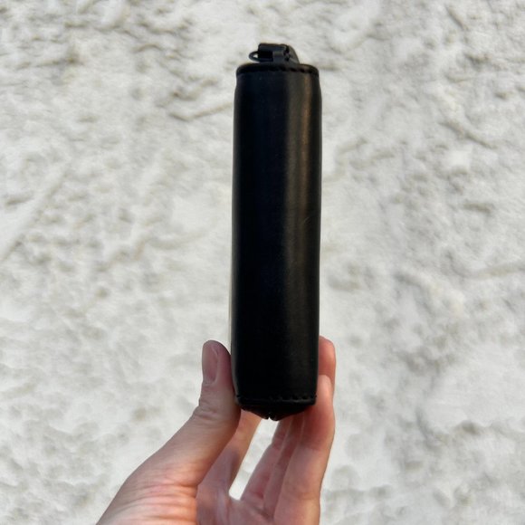 ANN DEMEULEMEESTER - Black Alana Zip Wallet - Genuine leather - Picture 5 of 8